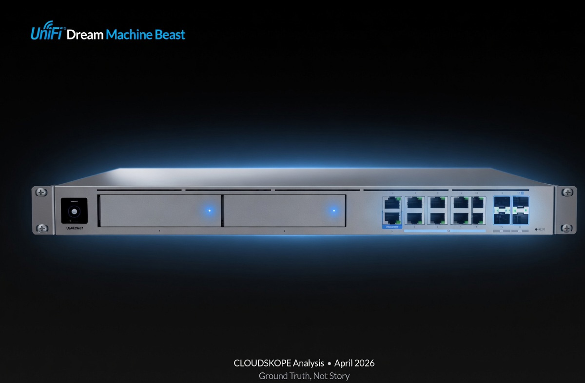 Ubiquiti prezintă UniFi Dream Machine Beast cu conectivitate 25G și suport NVR