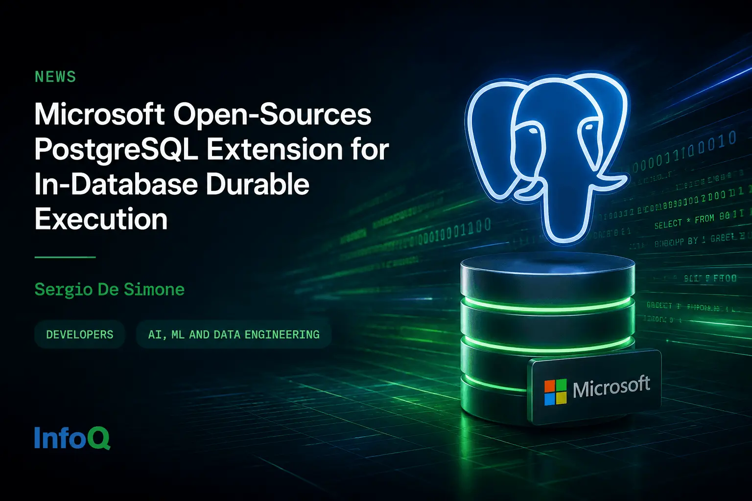 Microsoft open-sourcează extensia PostgreSQL pentru execuție durabilă direct în baza de date