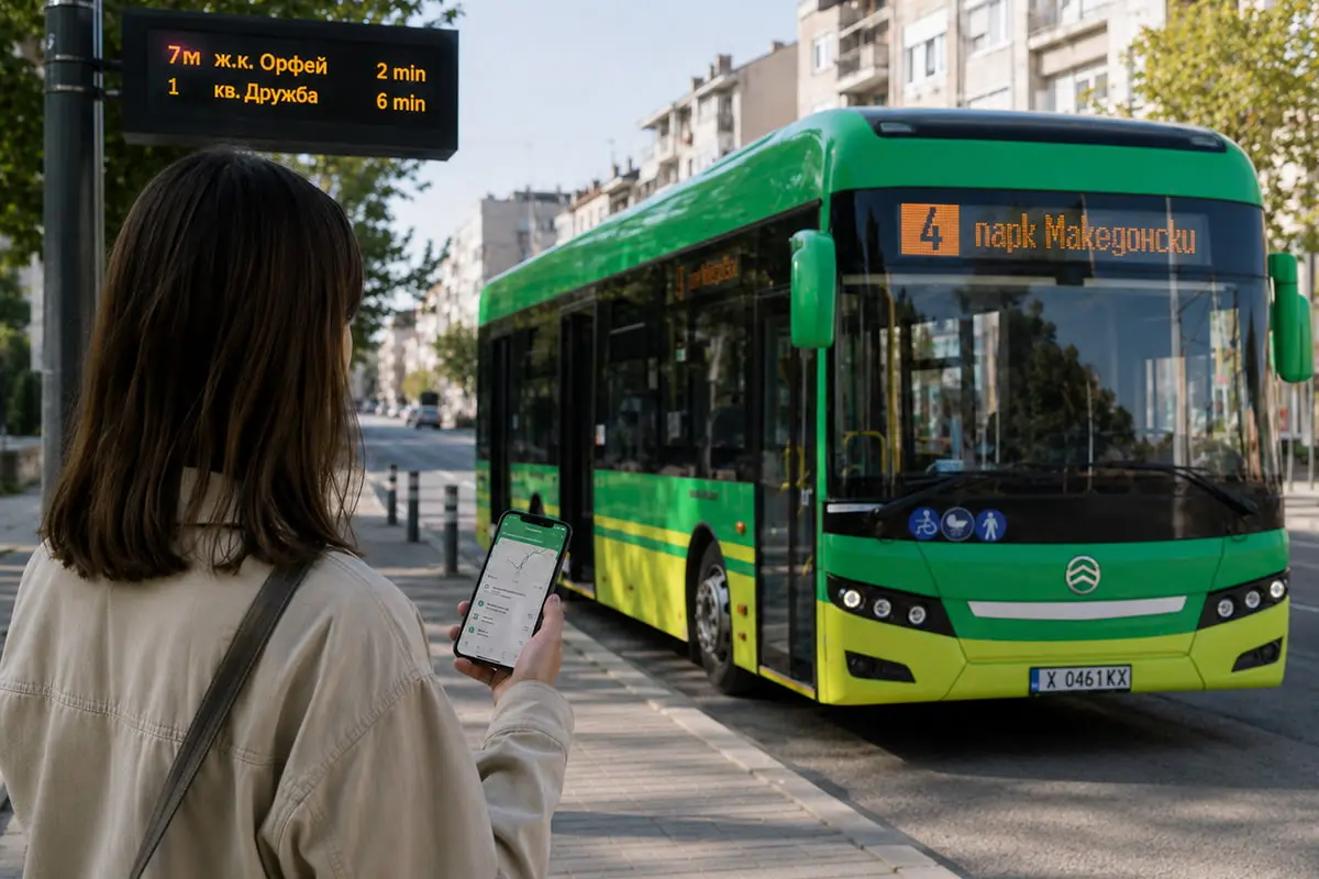 ASAP a construit un sistem inteligent de management al transportului urban în Haskovo